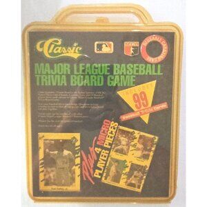Classic Vintage Sealed Board Game  MLB Player Cards Unique To  Classic Games